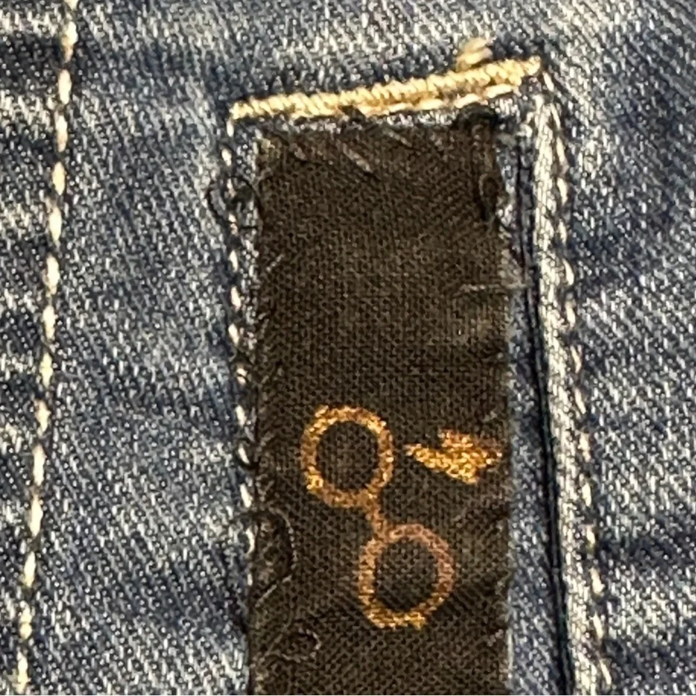 Harry Potter Fans! Harry Potter fabric on an Upcycled Justice Denim Jacket, 12